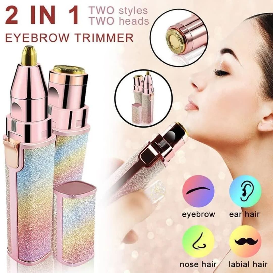 Rechargeable Facial Hair & Eyebrow Trimmer Pen Shape