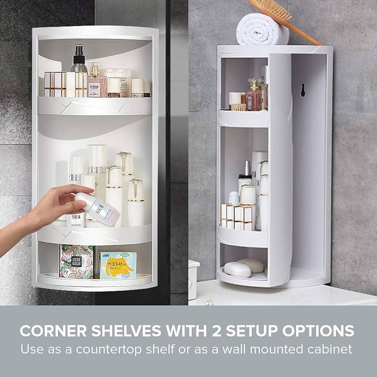 360° Rotating Corner Storage Organizer.