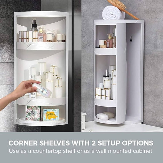 360° Rotating Corner Storage Organizer.