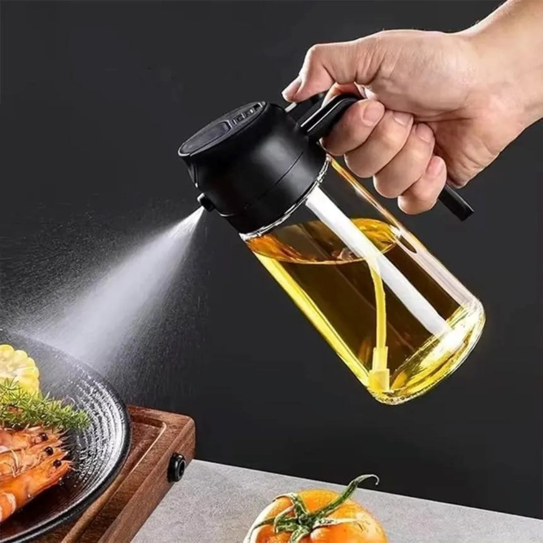 2 IN 1 oil Spray Bottle
