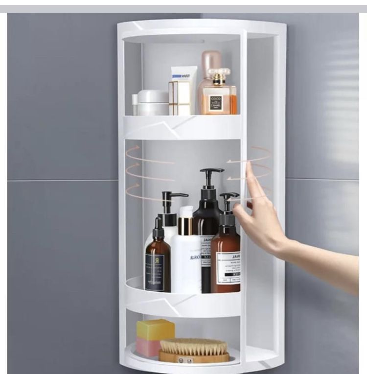 360° Rotating Corner Storage Organizer.