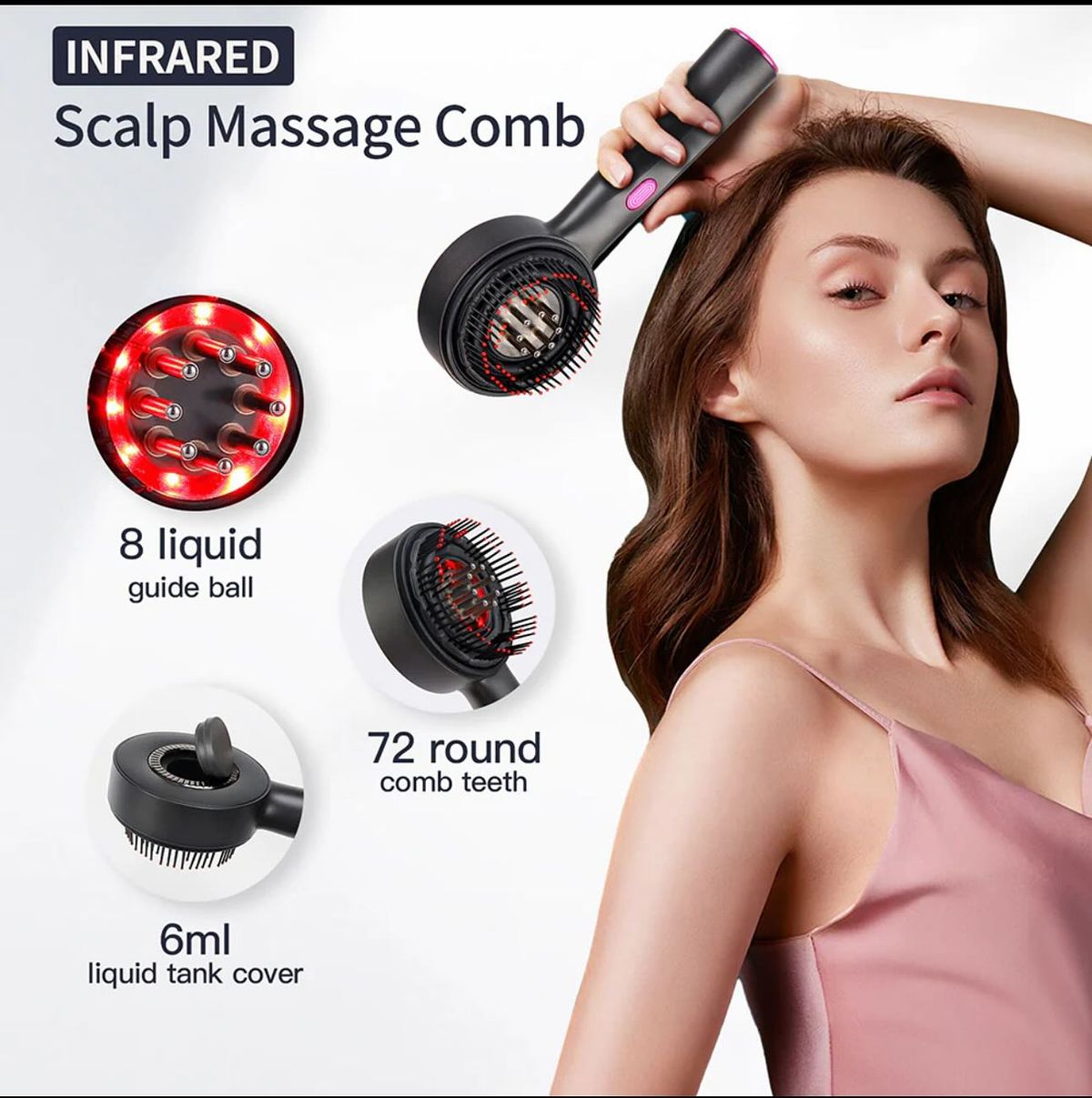 Electric Hair Oil Applicator Comb