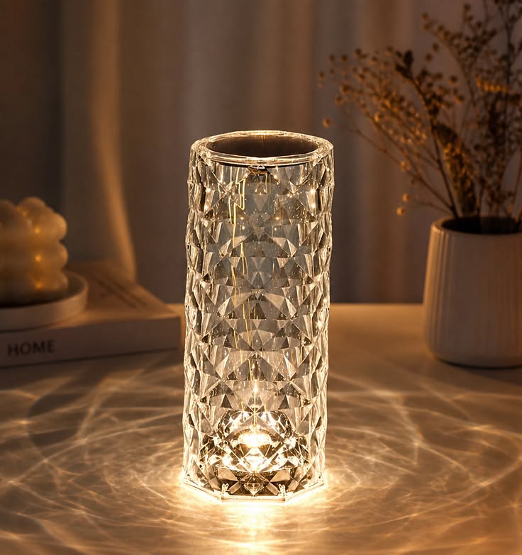 Crystal Diamond Touch Lamp