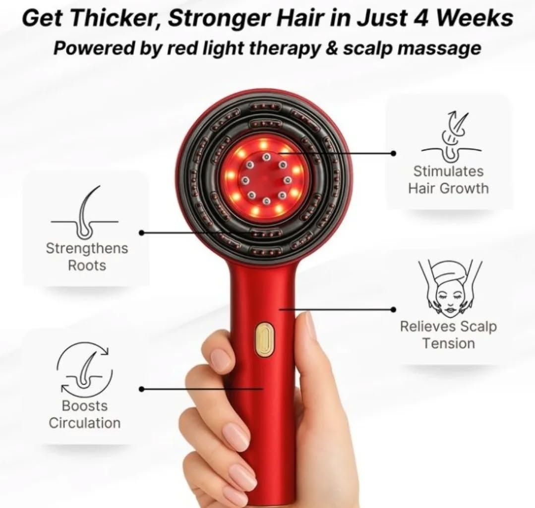Electric Hair Oil Applicator Comb